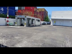 콜론 자동 터널 자동차 세탁기는 상하이 BMW 서비스 센터에서 완전히 조립되었습니다!