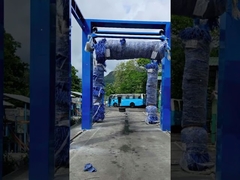 고객이 자가 설치로 저희 매뉴얼에 따라 3브러시 버스 세차기인 Kolon 드라이브 스루를 설치했습니다!