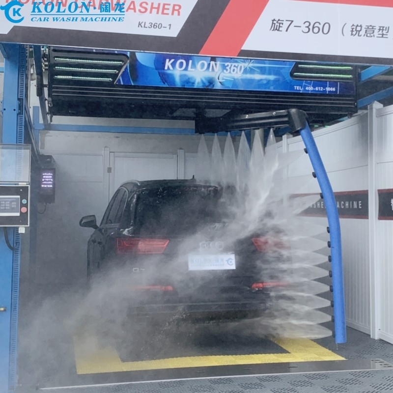 노동 절약 자동 터치리스 자동차 세탁기 KL360-1 15kw 물 펌프 12kw 공기 건조기