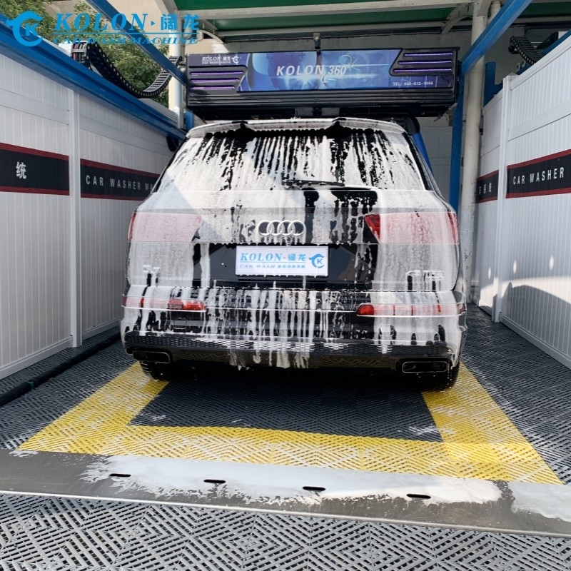 노동 절약 자동 터치리스 자동차 세탁기 KL360-1 15kw 물 펌프 12kw 공기 건조기