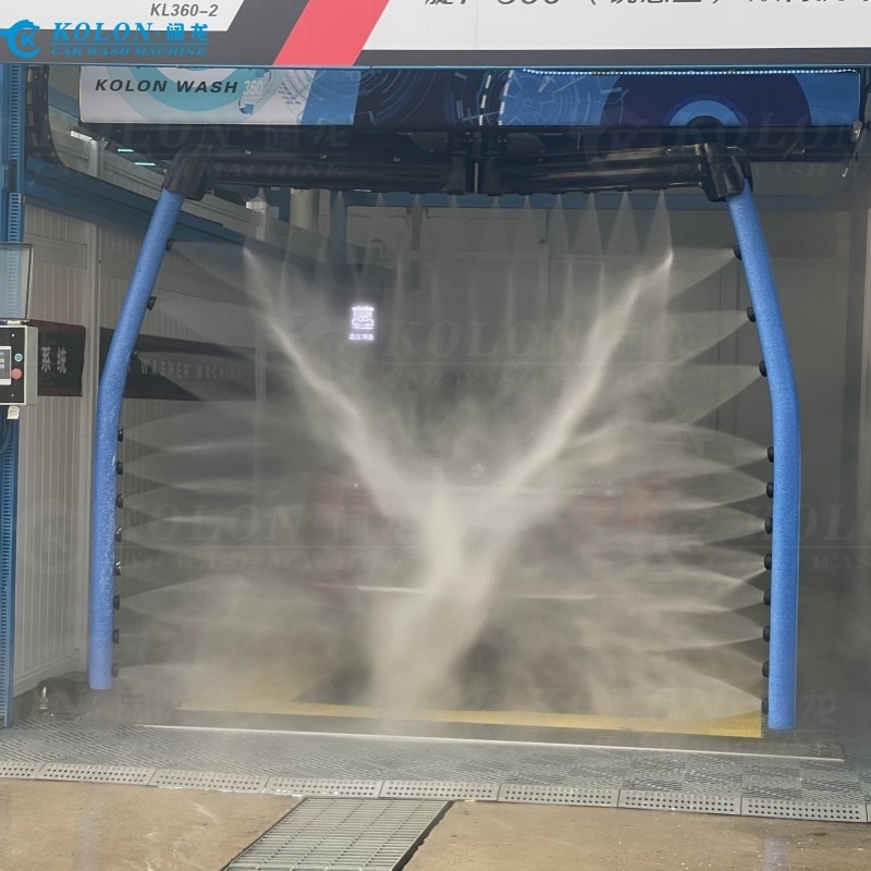 자동 브러쉬리스 터치리스 자동차 세탁기 KL360-2 15kw 물 펌프 12kw 공기 건조기