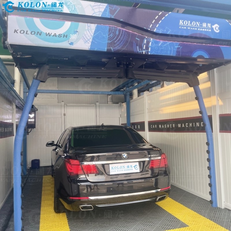 자동 브러쉬리스 터치리스 자동차 세탁기 KL360-2 15kw 물 펌프 12kw 공기 건조기