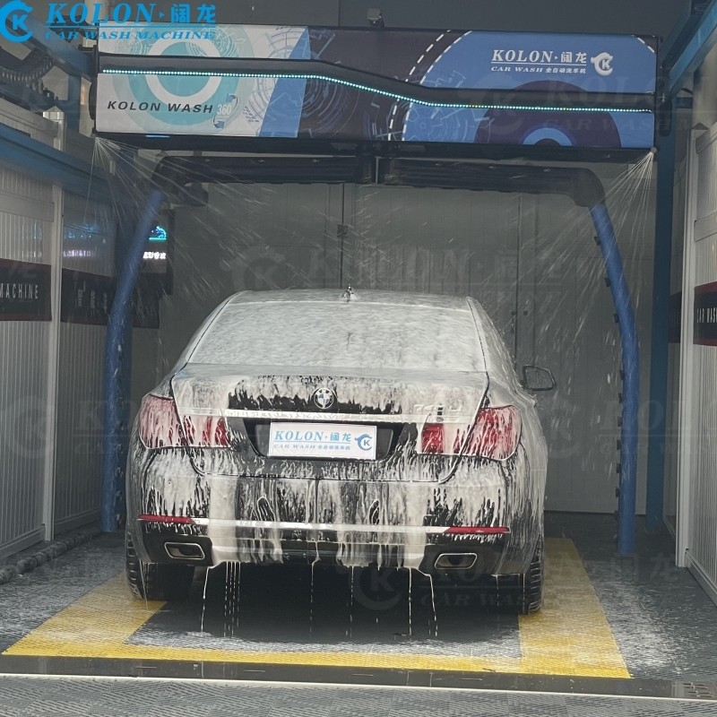 자동 브러쉬리스 터치리스 자동차 세탁기 KL360-2 15kw 물 펌프 12kw 공기 건조기