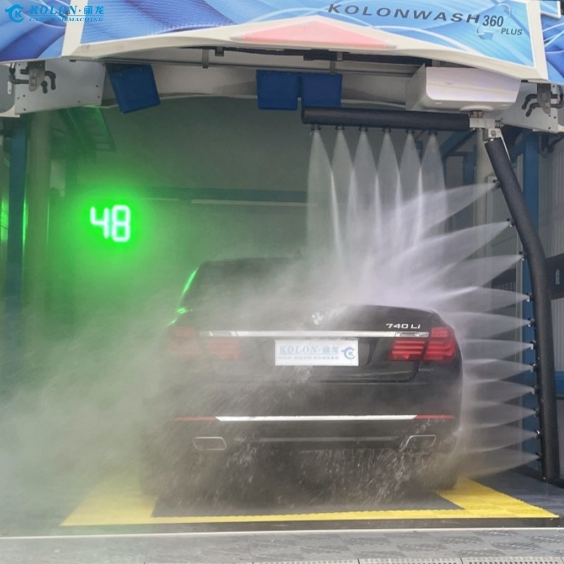 자동 터치 없는 자동차 세탁기 장비 KL-360 PLUS 22kw 물 펌프 22kw 팬