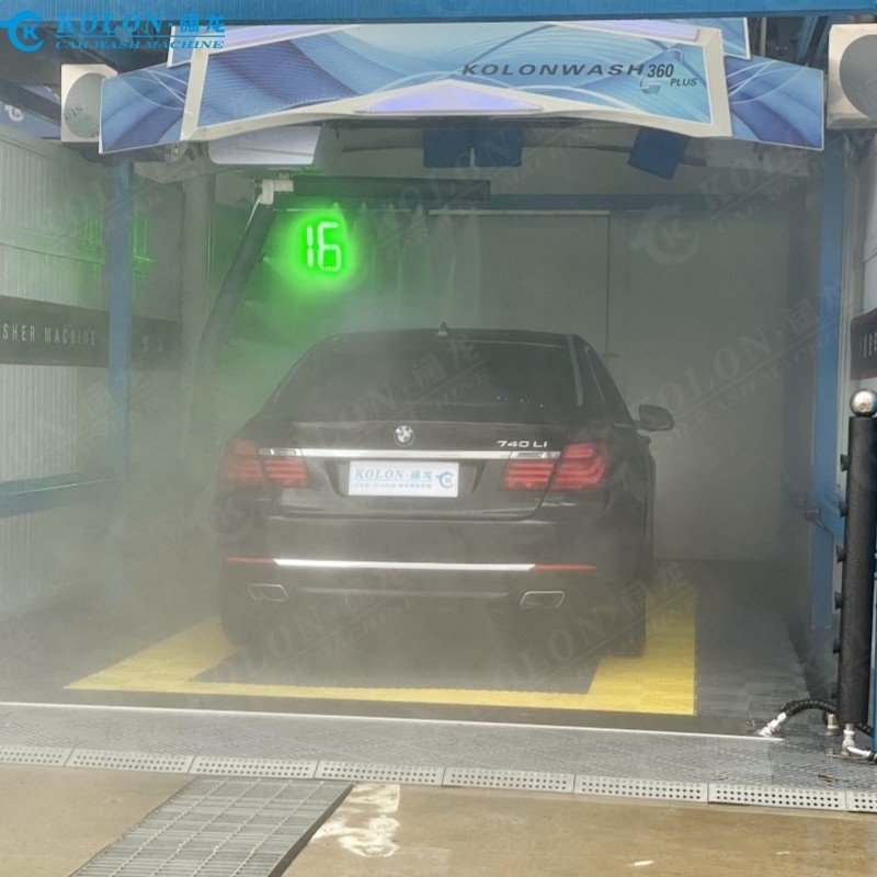 자동 터치 없는 자동차 세탁기 장비 KL-360 PLUS 22kw 물 펌프 22kw 팬