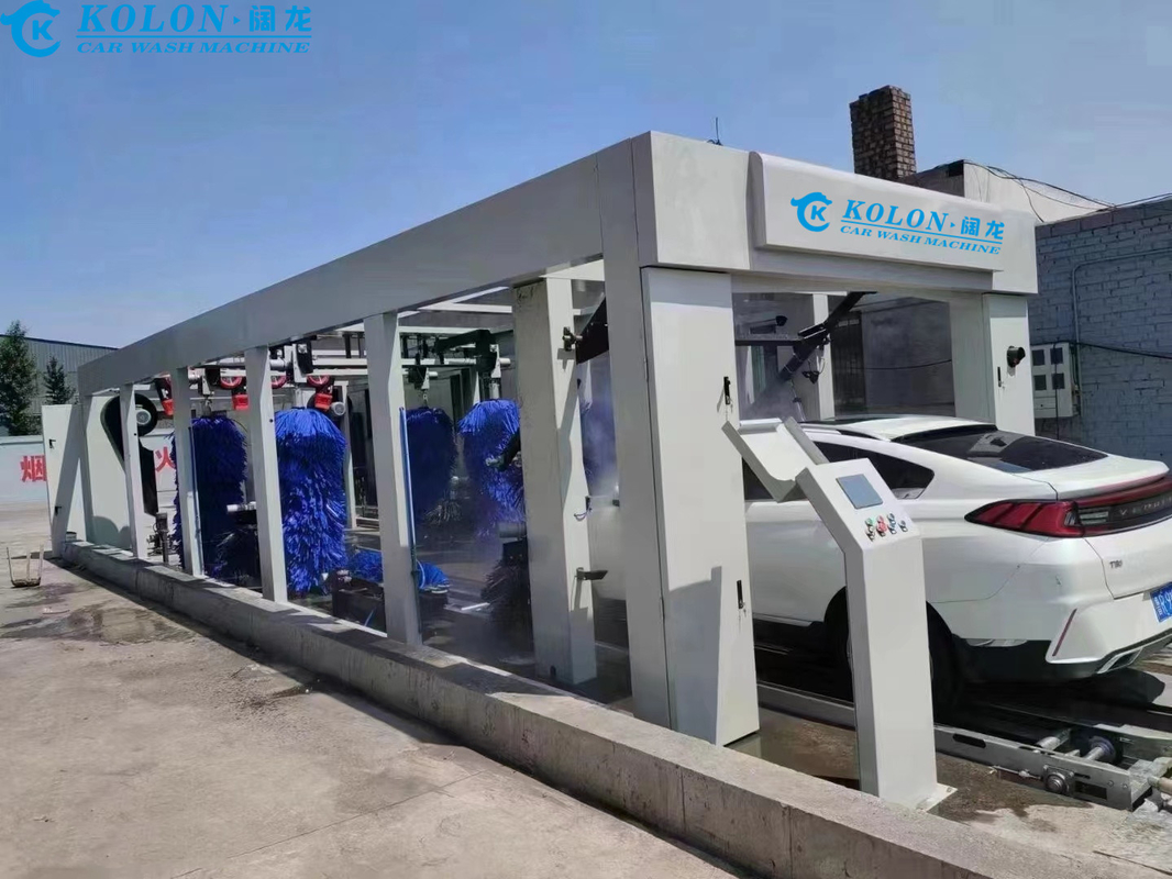 물 공급 DN25mm/Waterflow Rate≥80L/min 청소용 자동차 세탁터널 장비