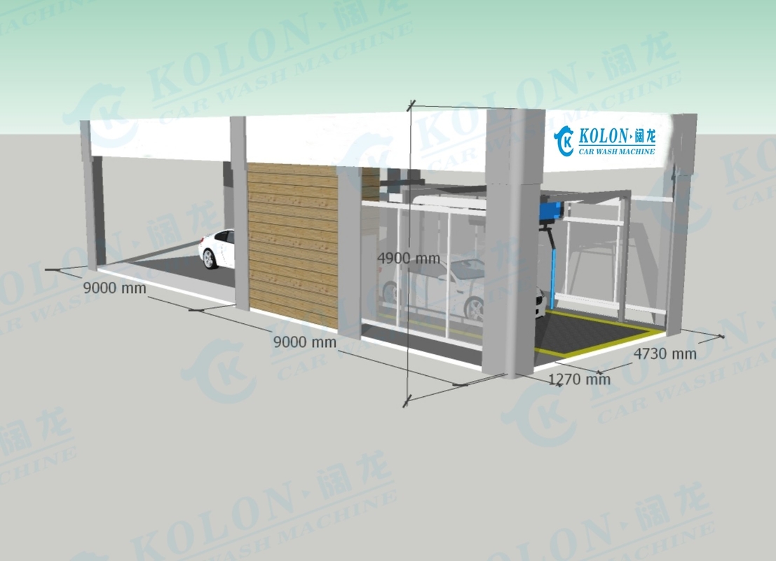 콜론 380V 24.5kW 고압 세탁 기능과 함께 조절 압력 터치리스 자동차 세탁기