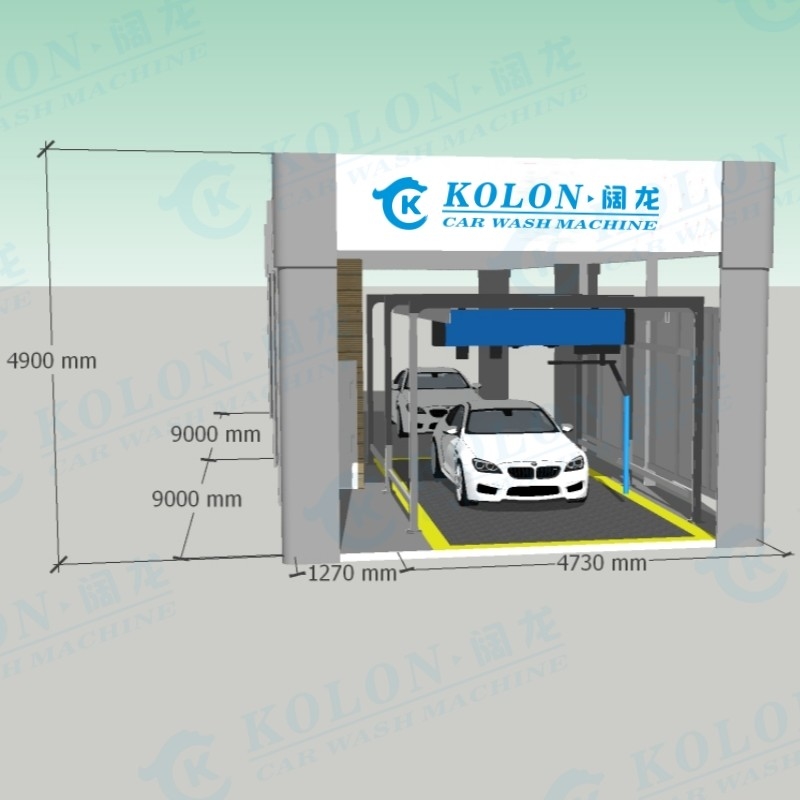 콜론 380V 24.5kW 고압 세탁 기능과 함께 조절 압력 터치리스 자동차 세탁기