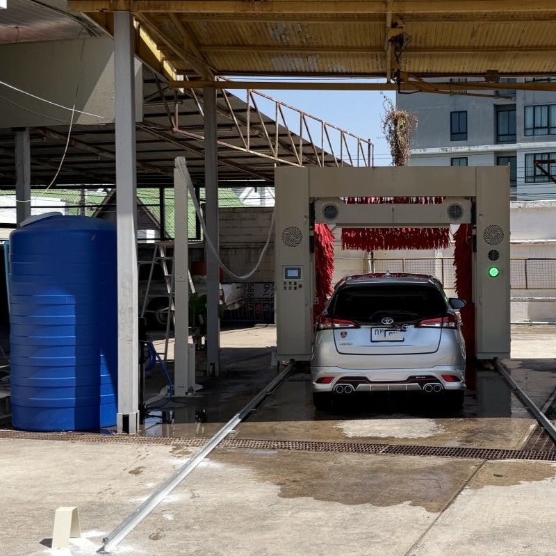 자동 롤오버 세차기의 내구성과 부식 방지를 위한 콜론 용융 아연 도금 강철 프레임