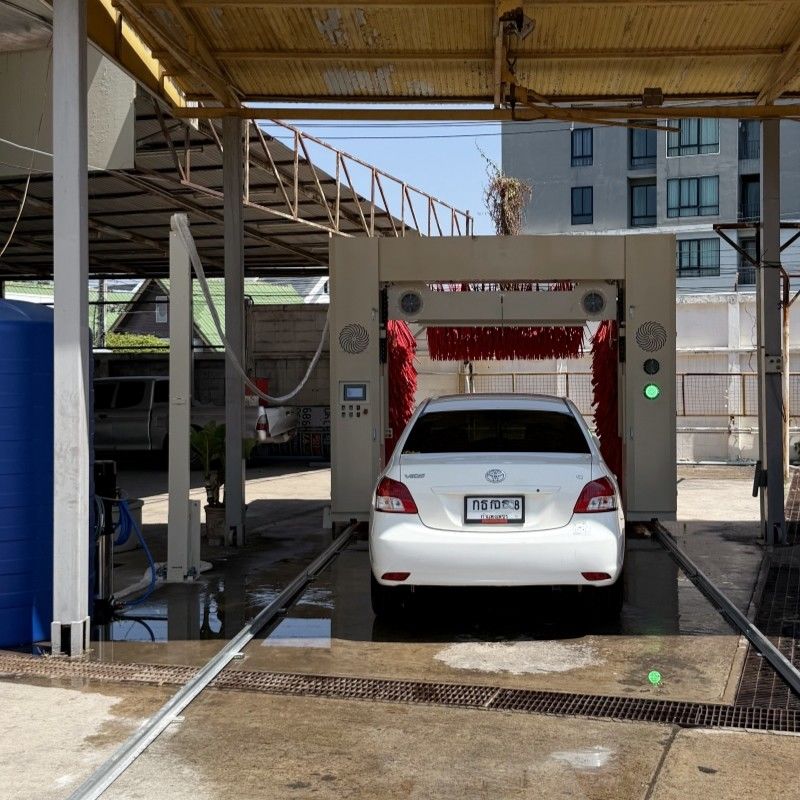 자동 롤오버 세차기의 내구성과 부식 방지를 위한 콜론 용융 아연 도금 강철 프레임