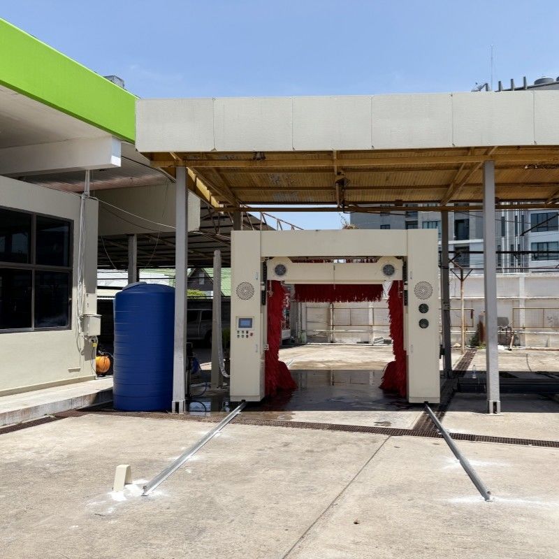 자동 롤오버 세차기의 내구성과 부식 방지를 위한 콜론 용융 아연 도금 강철 프레임