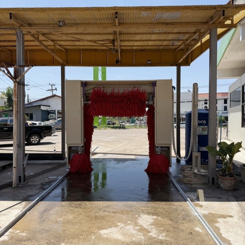 자동 롤오버 세차기의 내구성과 부식 방지를 위한 콜론 용융 아연 도금 강철 프레임