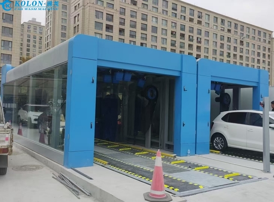 콜론 저 유지 보수 이중 벨트 컨베이어 자동차 세탁 장비